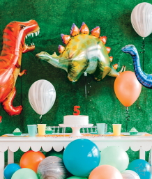Inflatable Dinosaur Latex and Foil Balloons